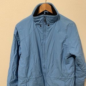 Eddie Bauer Jacket Womens Large Blue Full Zip Outdoors Full Zip Coat
